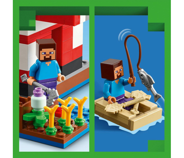 LEGO Minecraft 21270 Dom grzybowej krowy - 1283662 - zdjęcie 6